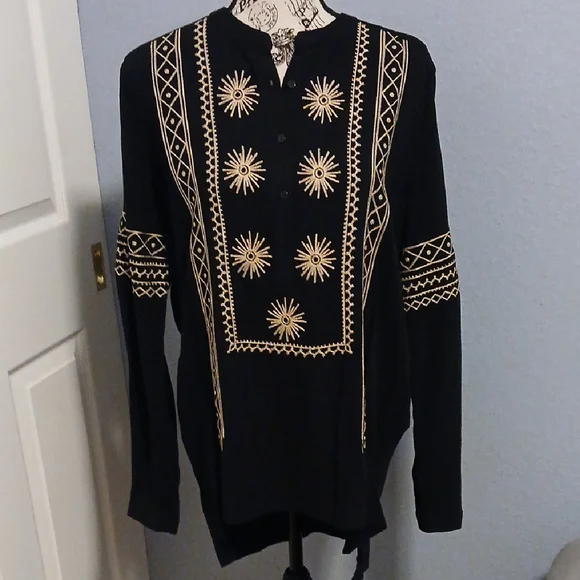 NWT - Sheryl Crow Embroidered Tunic Blouse - Size S - Picture 8 of 8